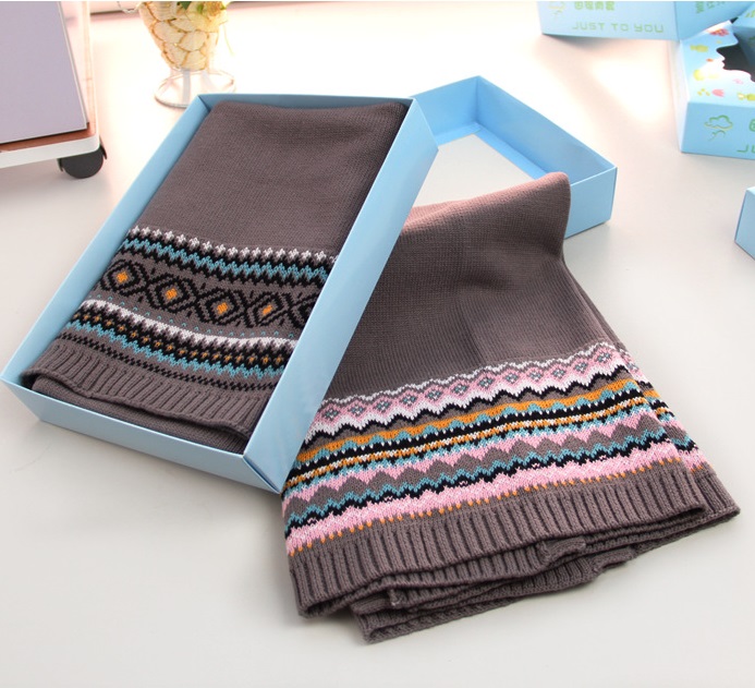 100% Organic Cotton Hot Sale Knit Knitted Baby Blanket-6