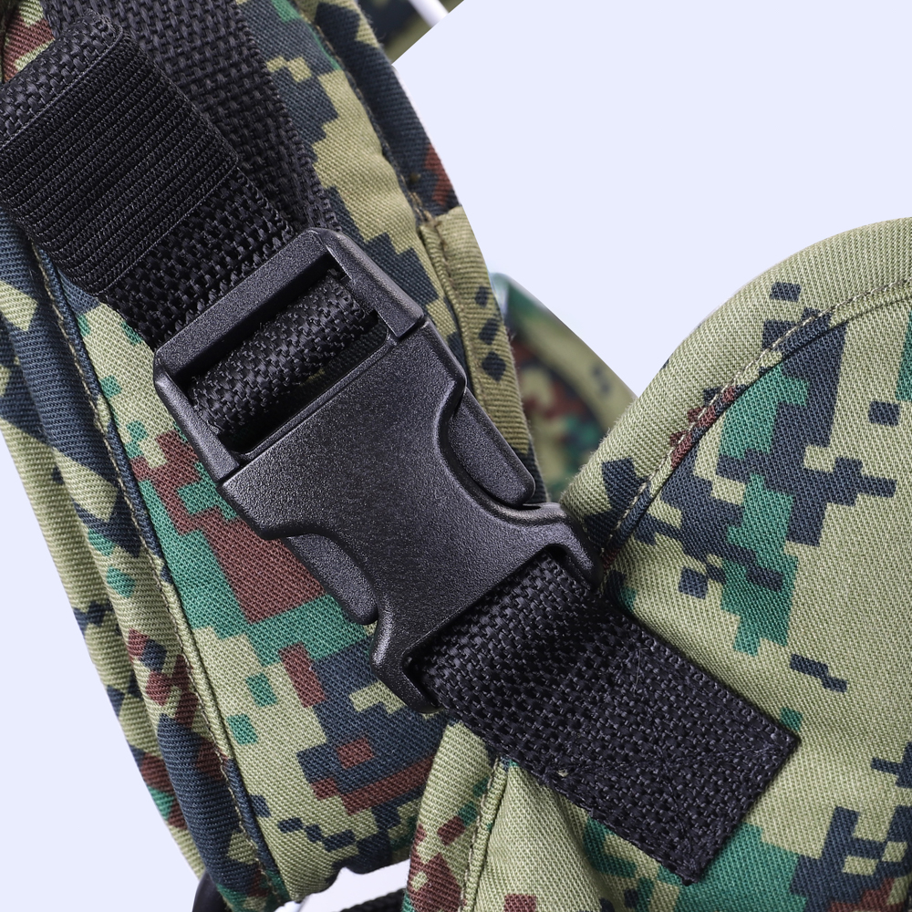 Camouflage multifunction Ergonomic Cotton Linen Baby Carrier-4