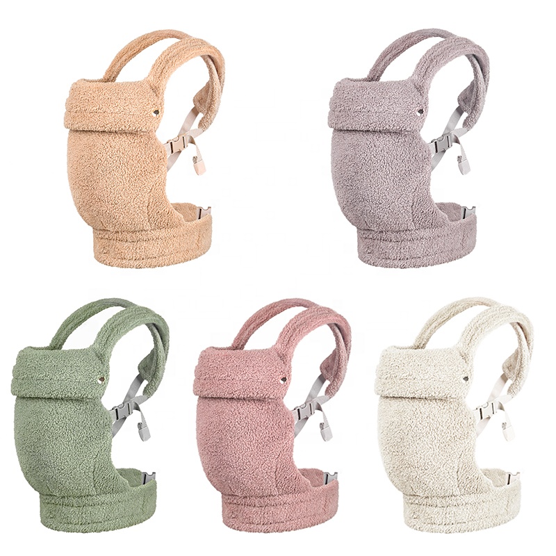 Fleece Baby Carrier Kangaroo Ergonomic Baby Carrier 3 in 1-4