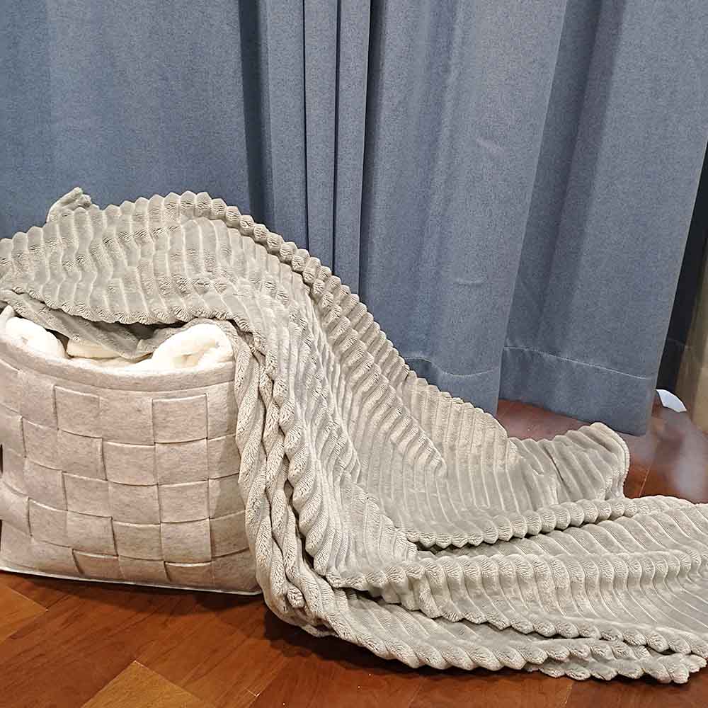 Winter Woolen Warm Soft Blanket Flannel Winter Baby Blanket-5